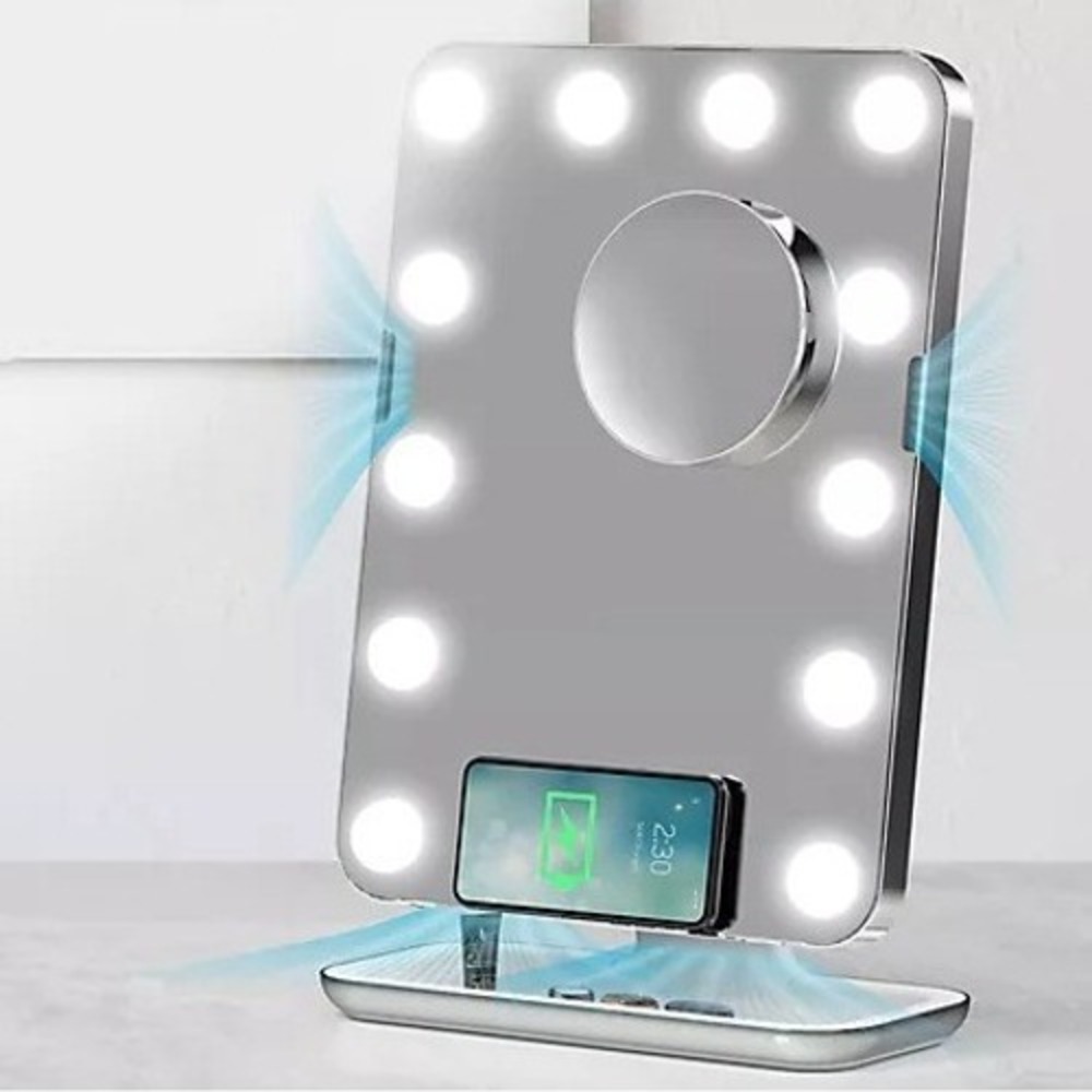 Sharper Image SpaStudio Hollywood Vanity Mirror with Fans V57002